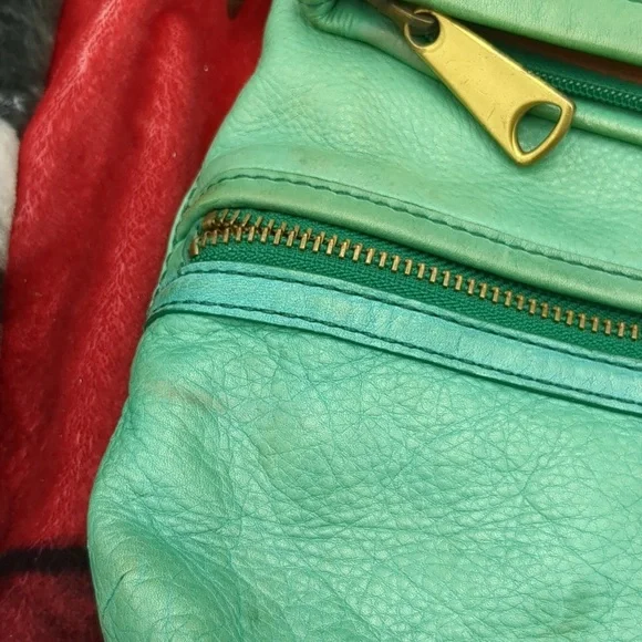 Fossil green leather purse - Picture 13 of 14